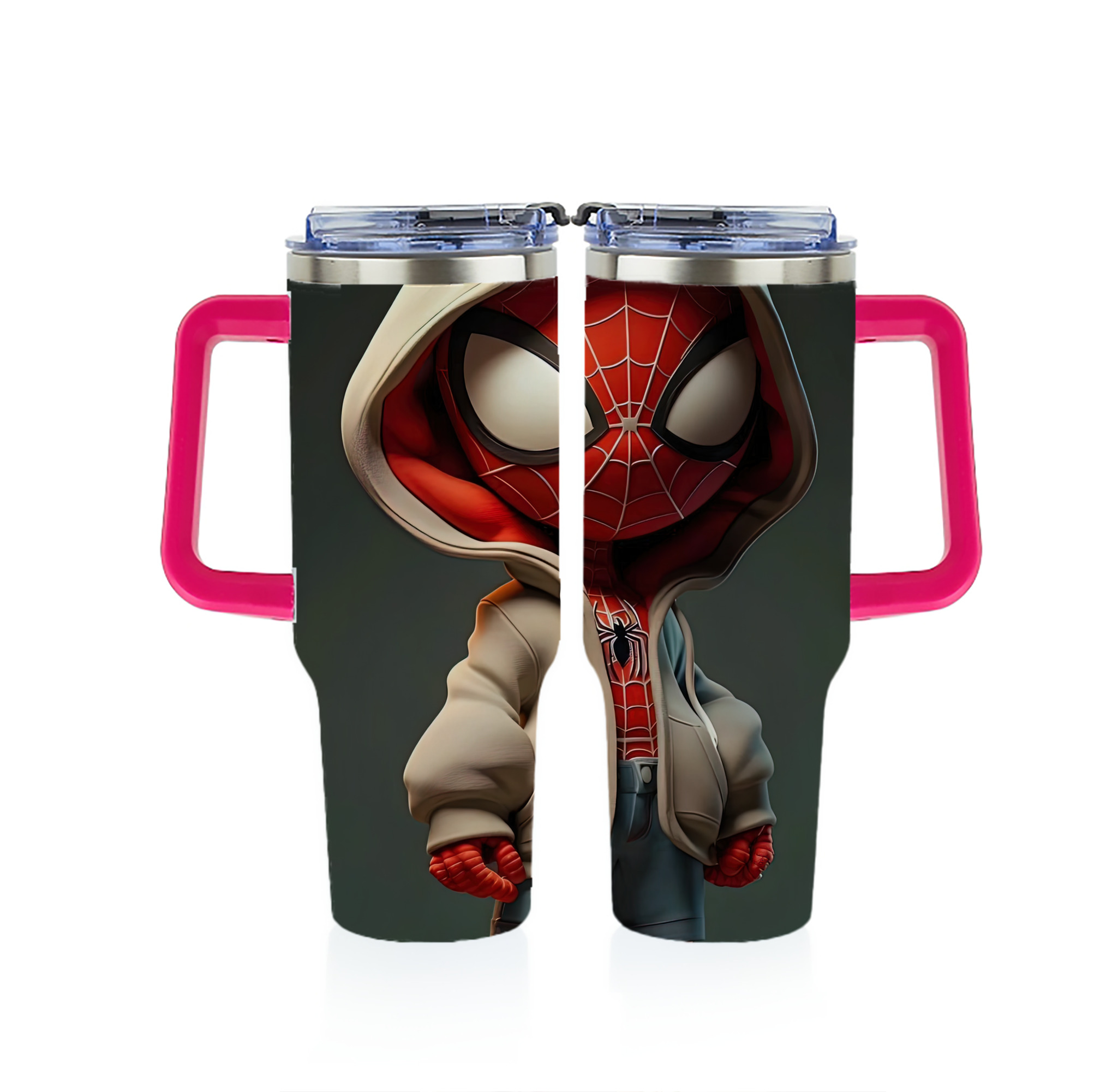 Spider Man スパイダーマン 1200ｍLフルプリント車用タンブラー